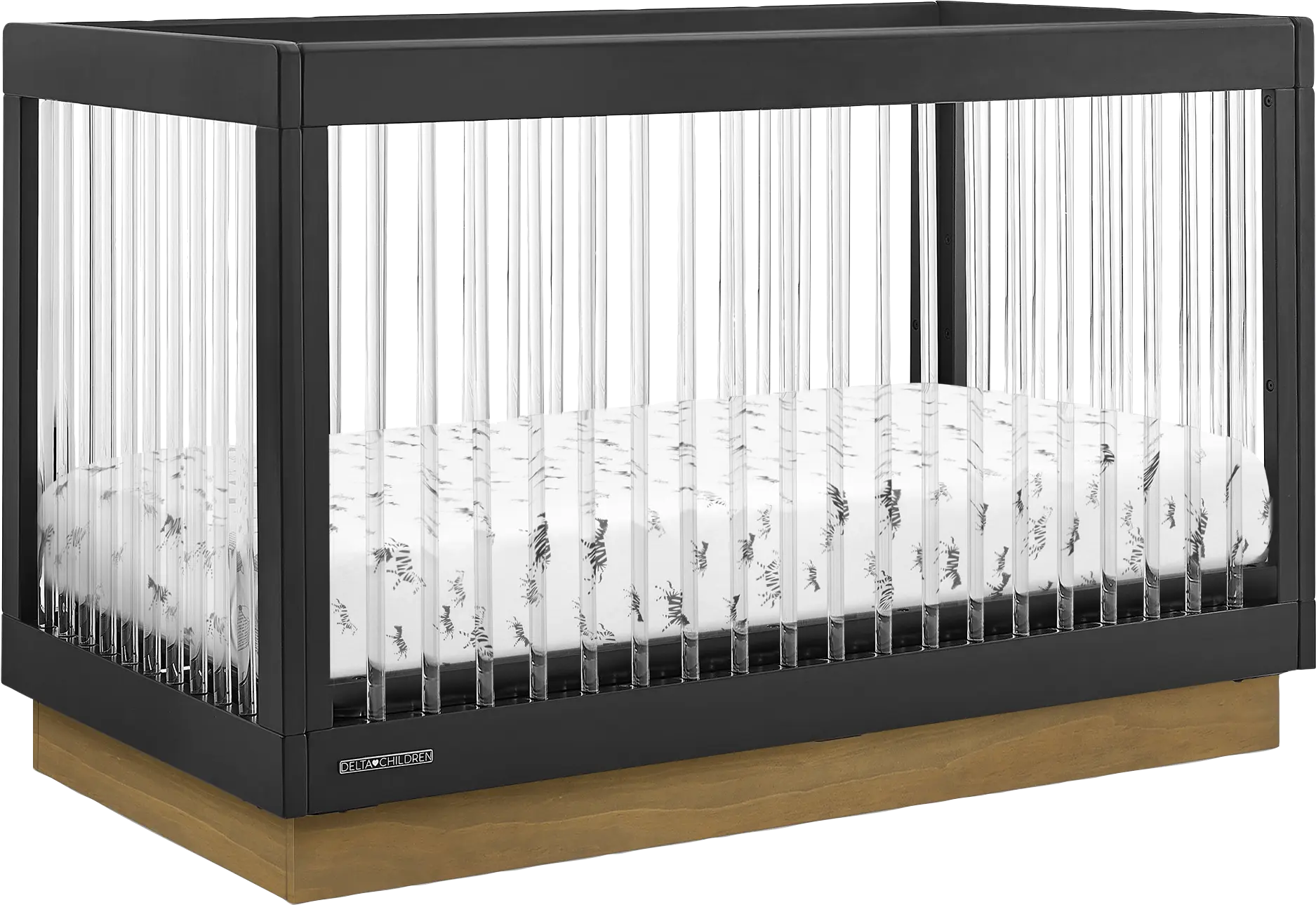Kids James Gray Convertible Crib