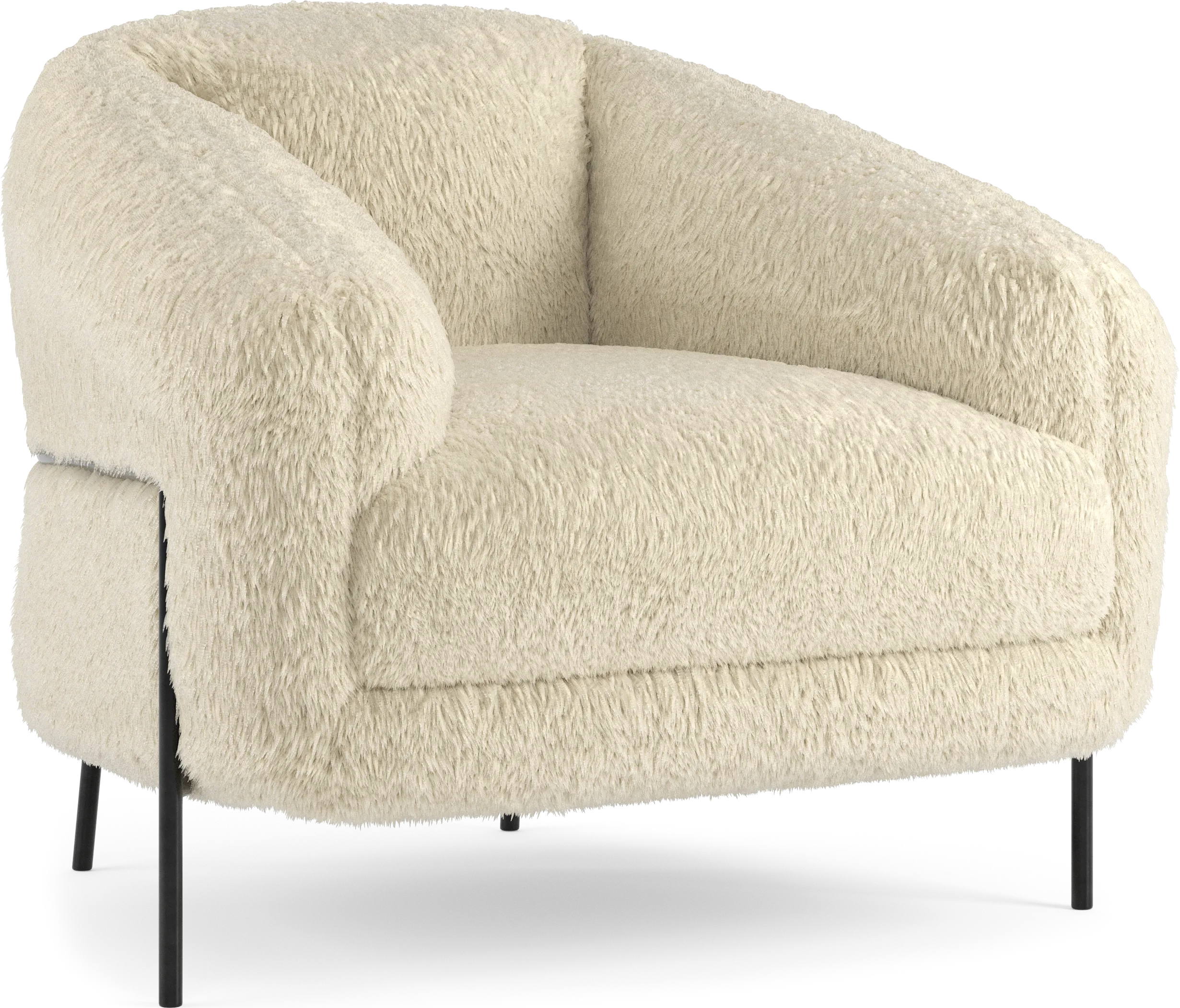 Uptown Beige Accent Chair - Thumbnail - Image 1