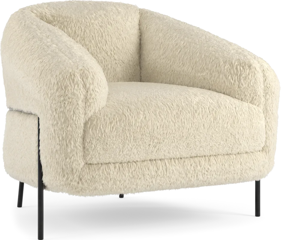 Uptown Beige Accent Chair