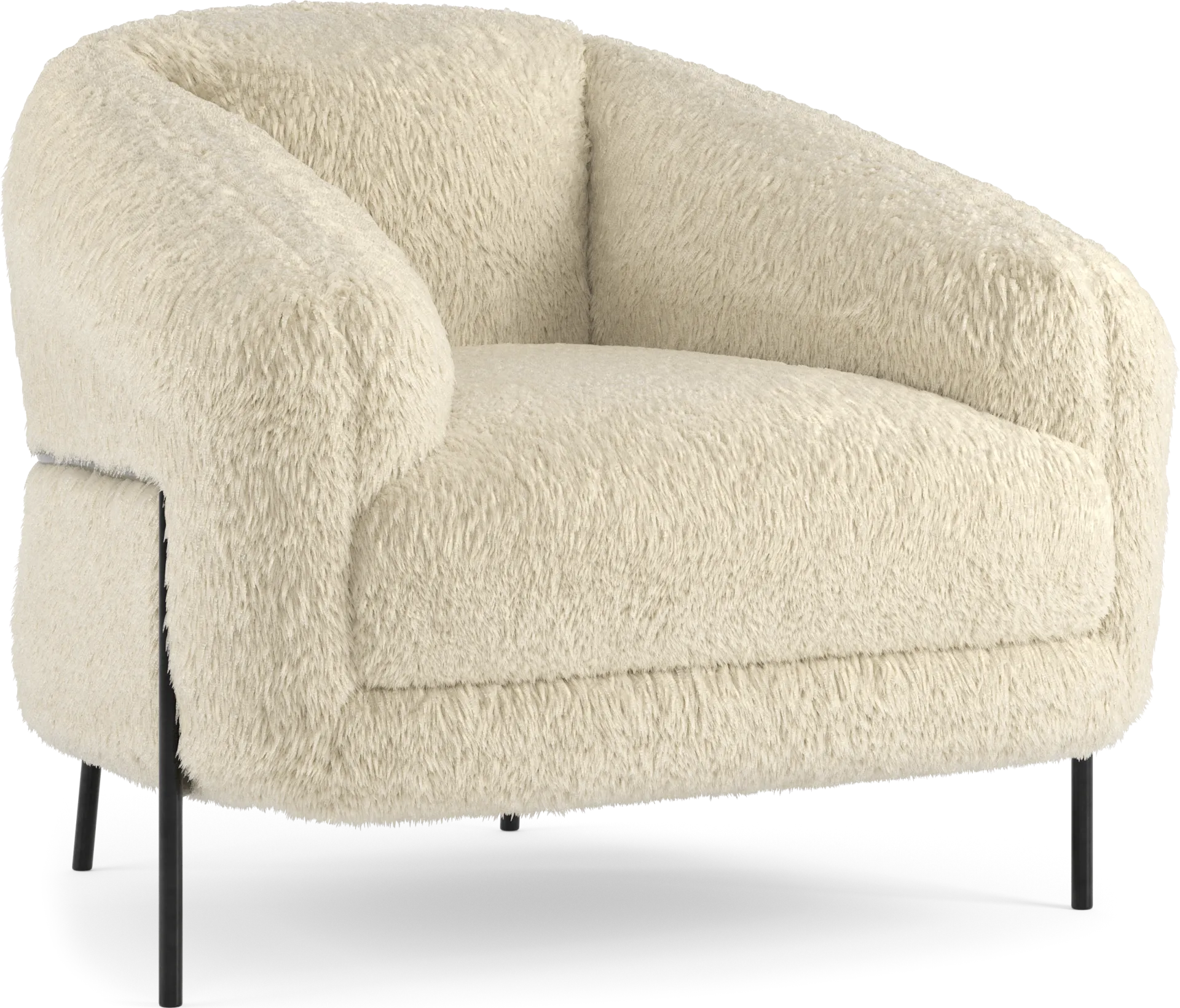 Uptown Beige Accent Chair - Image 1