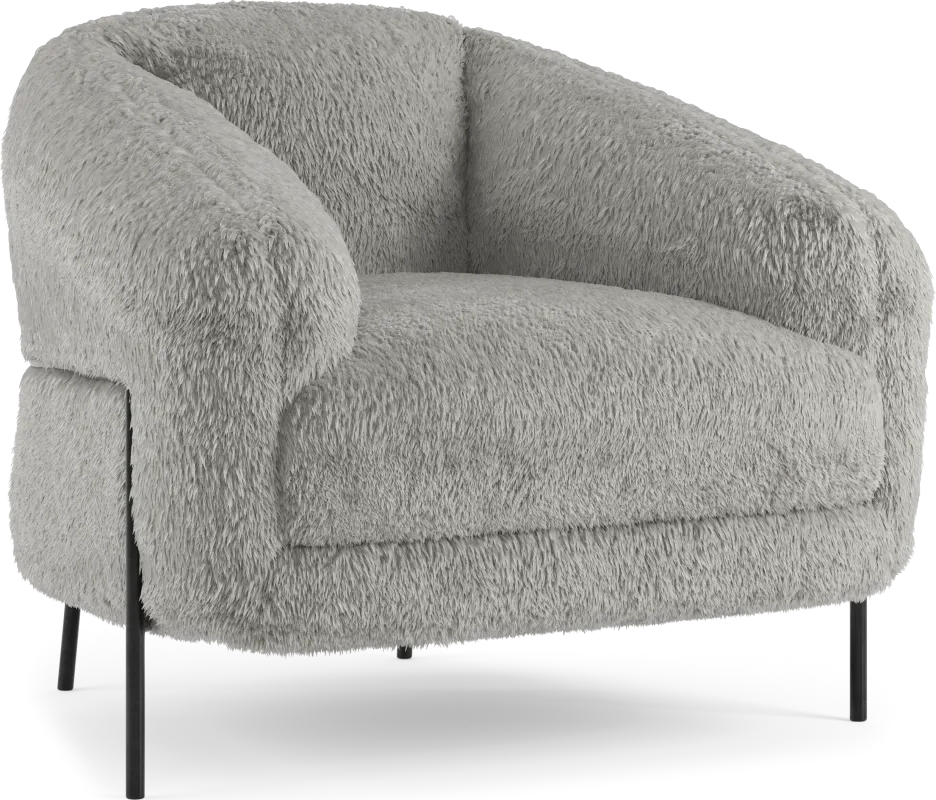 Uptown Gray Accent Chair