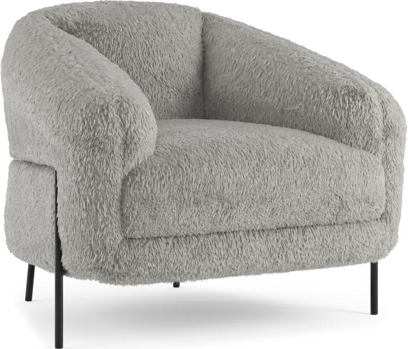 Uptown Gray Accent Chair