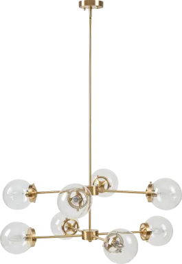 Ensign Place Gold Chandelier