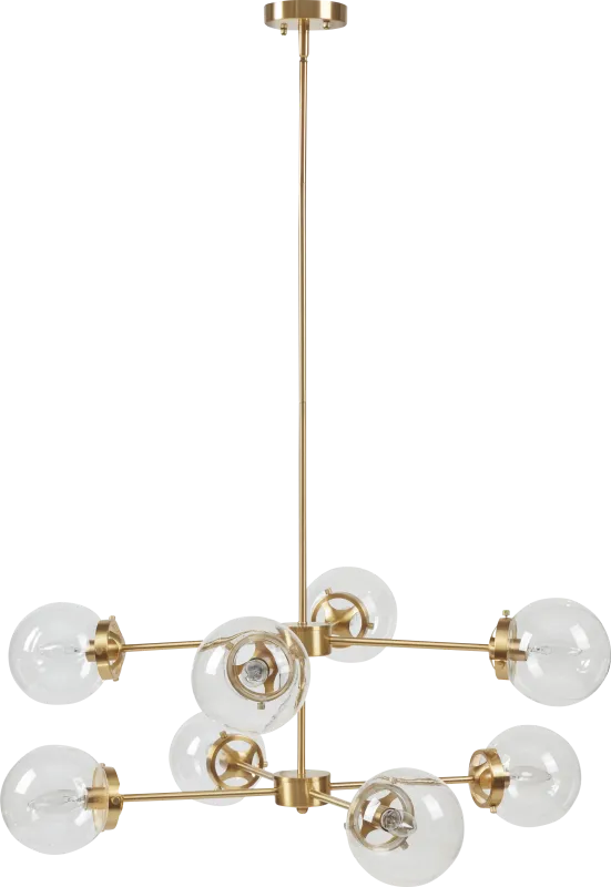 Ensign Place Gold Chandelier