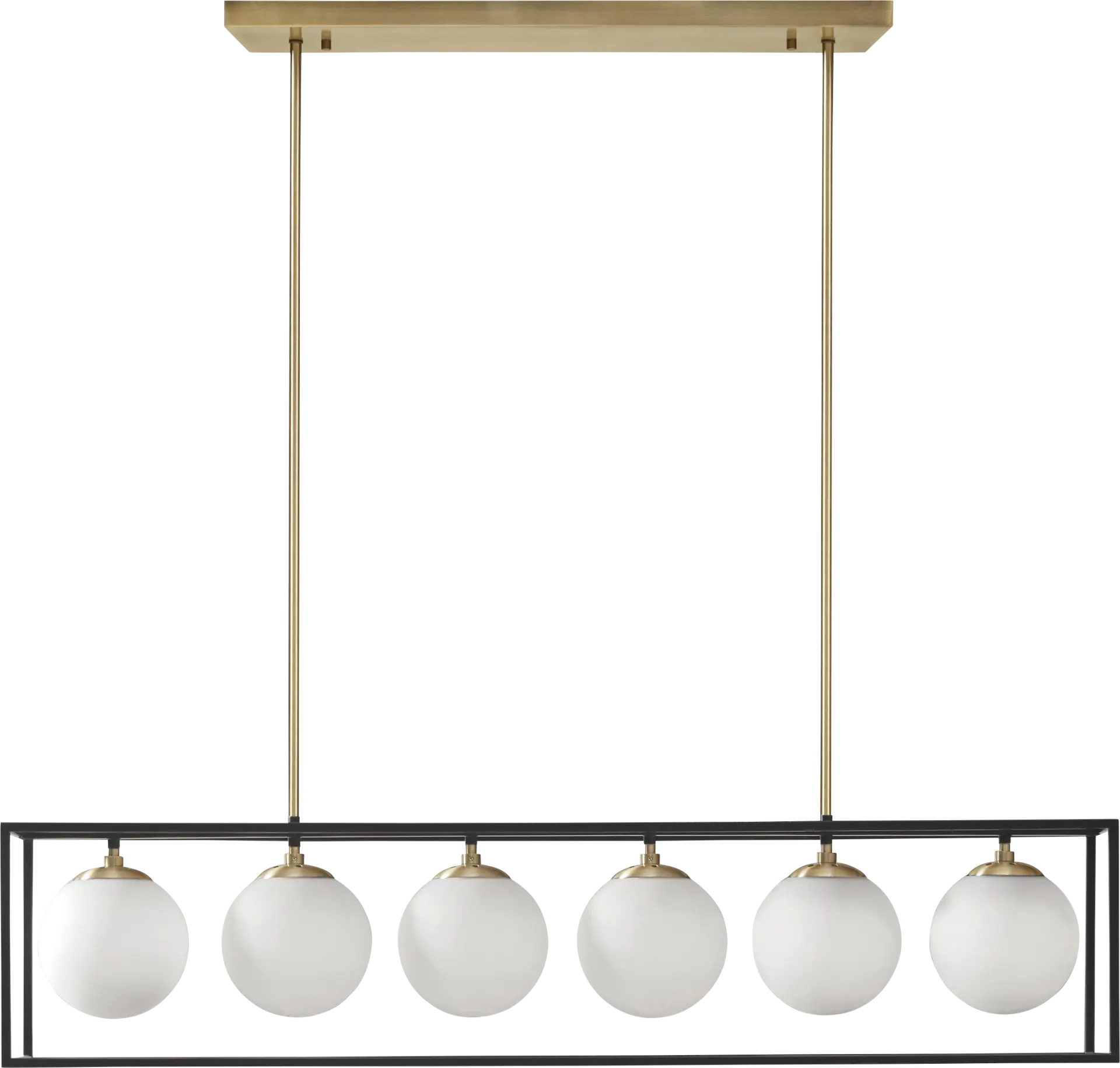Flotilla View Black Chandelier