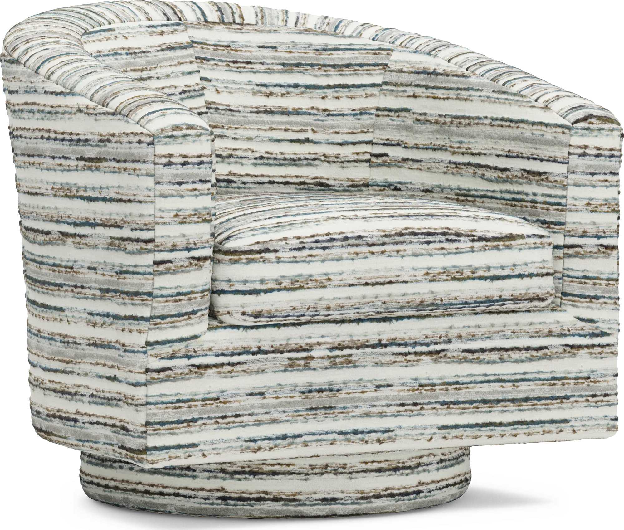 Montecito Charcoal Swivel Chair - Thumbnail - Image 1