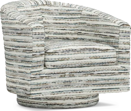 Montecito Charcoal Swivel Chair