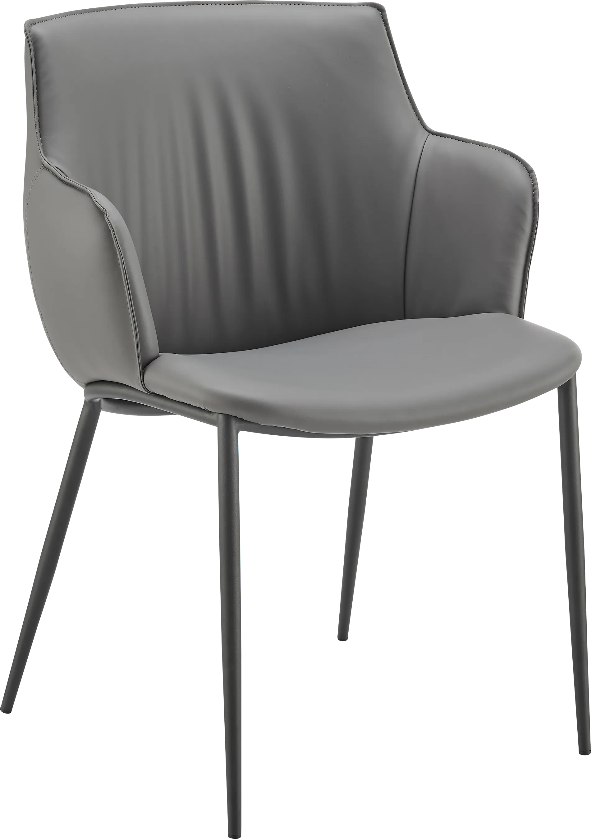 Dipaolo Gray Arm Chair - Image 1