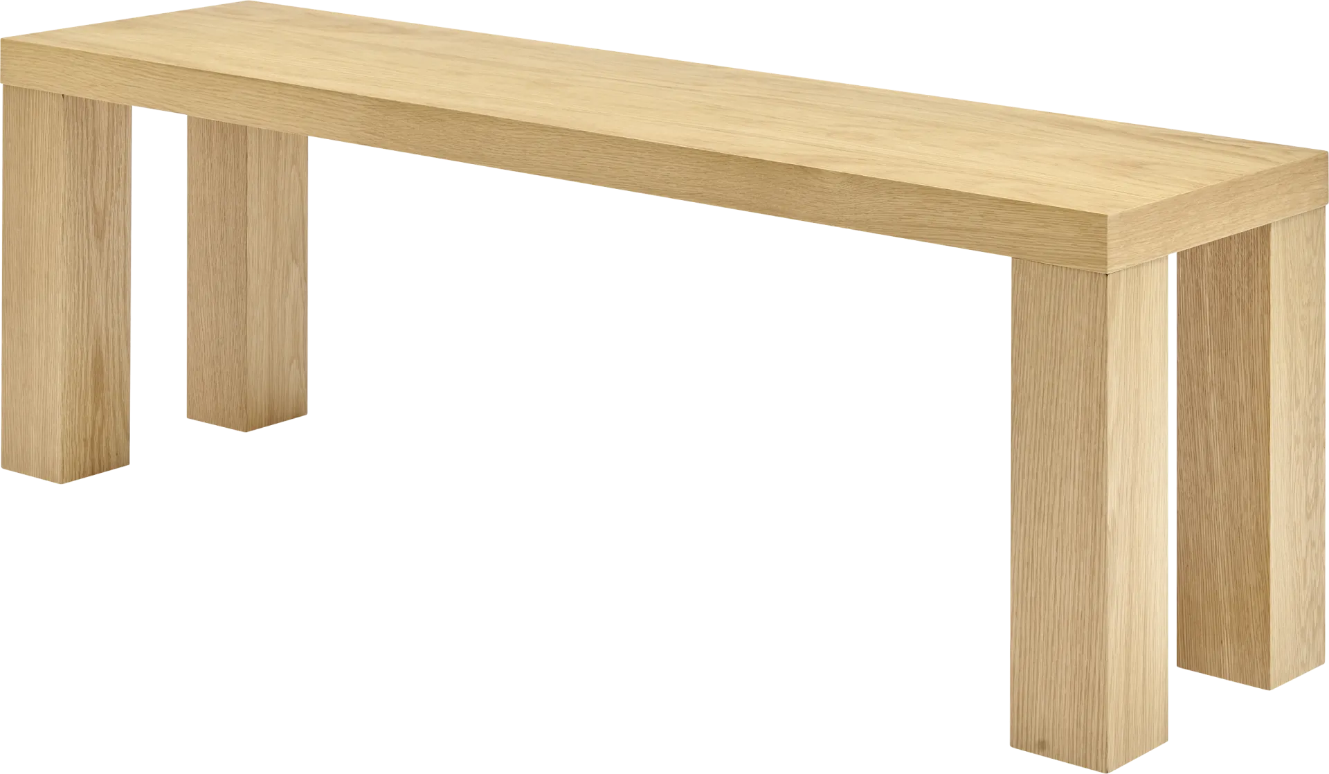 Chevae Brown 57 in. Dining Bench - Image 1