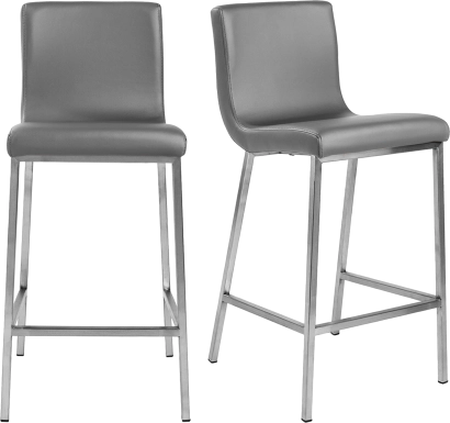 Swygert I Gray Counter Stool, Set of 2