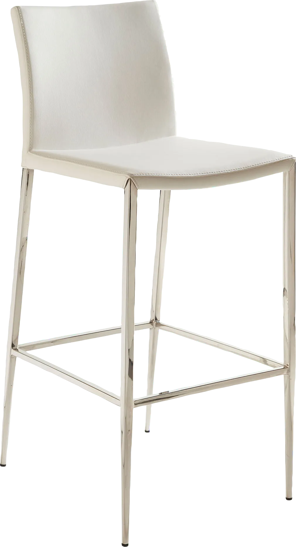 Pidea White Barstool - Image 1