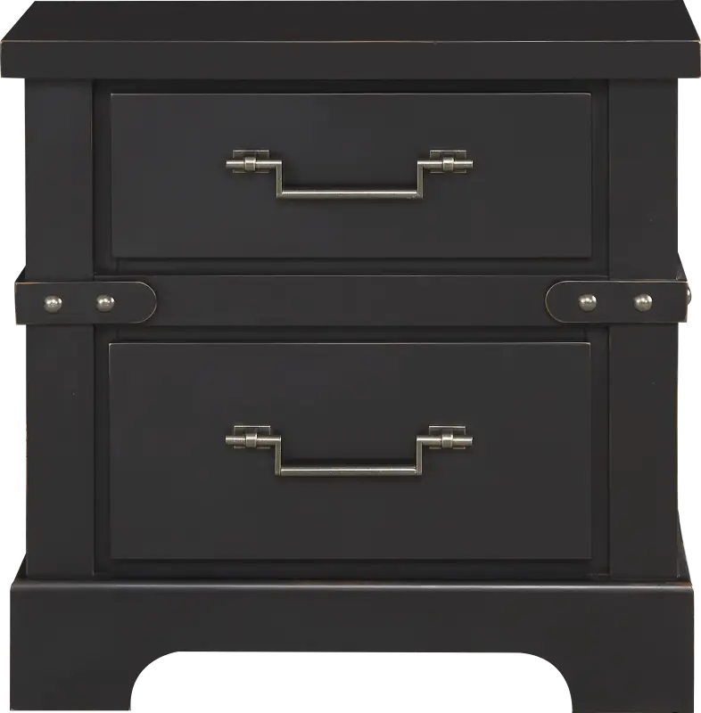 Fairhaven Black Nightstand
