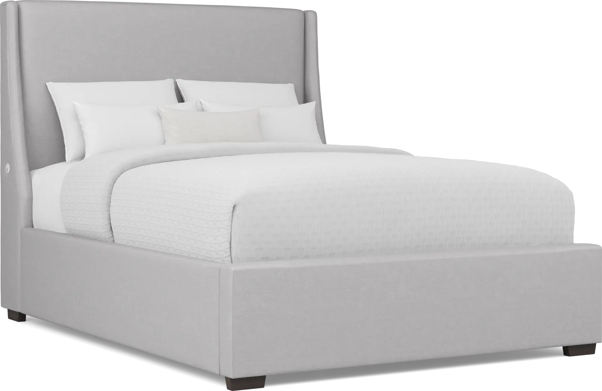 Beaufoy Gray 3 Pc King Upholstered Bed