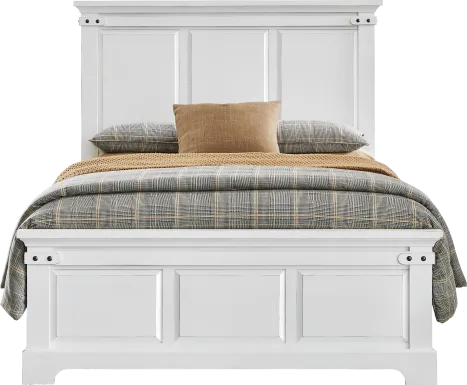 Fairhaven White 3 Pc Queen Panel Bed