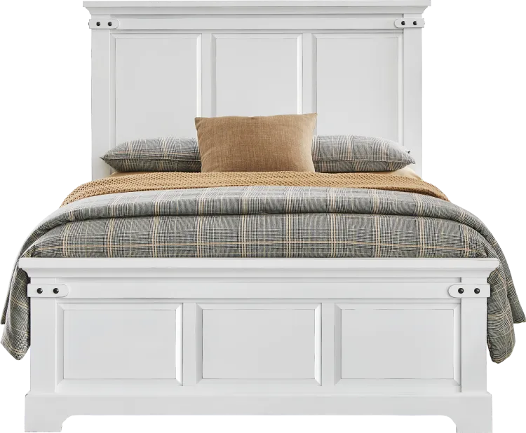 3 pc queen panel bed