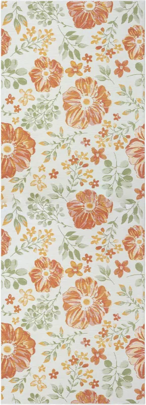 Ismaela Ivory 2' x 8' Indoor/Outdoor Runner Rug