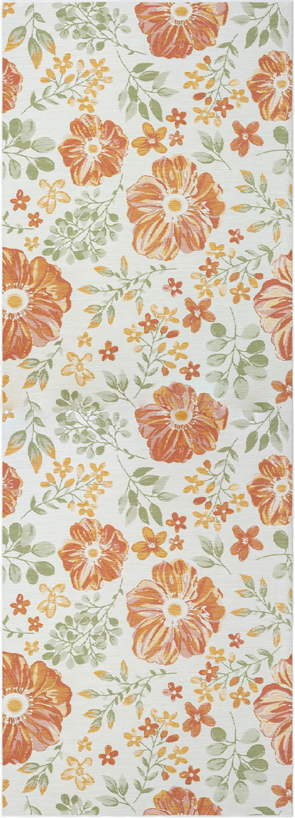 Ismaela Ivory 2' x 8' Indoor/Outdoor Runner Rug - Image 1