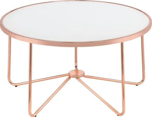 Alivia White Cocktail Table