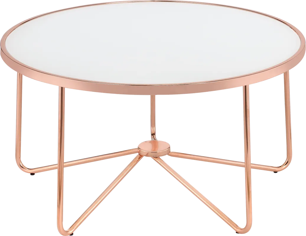 Alivia White Cocktail Table
