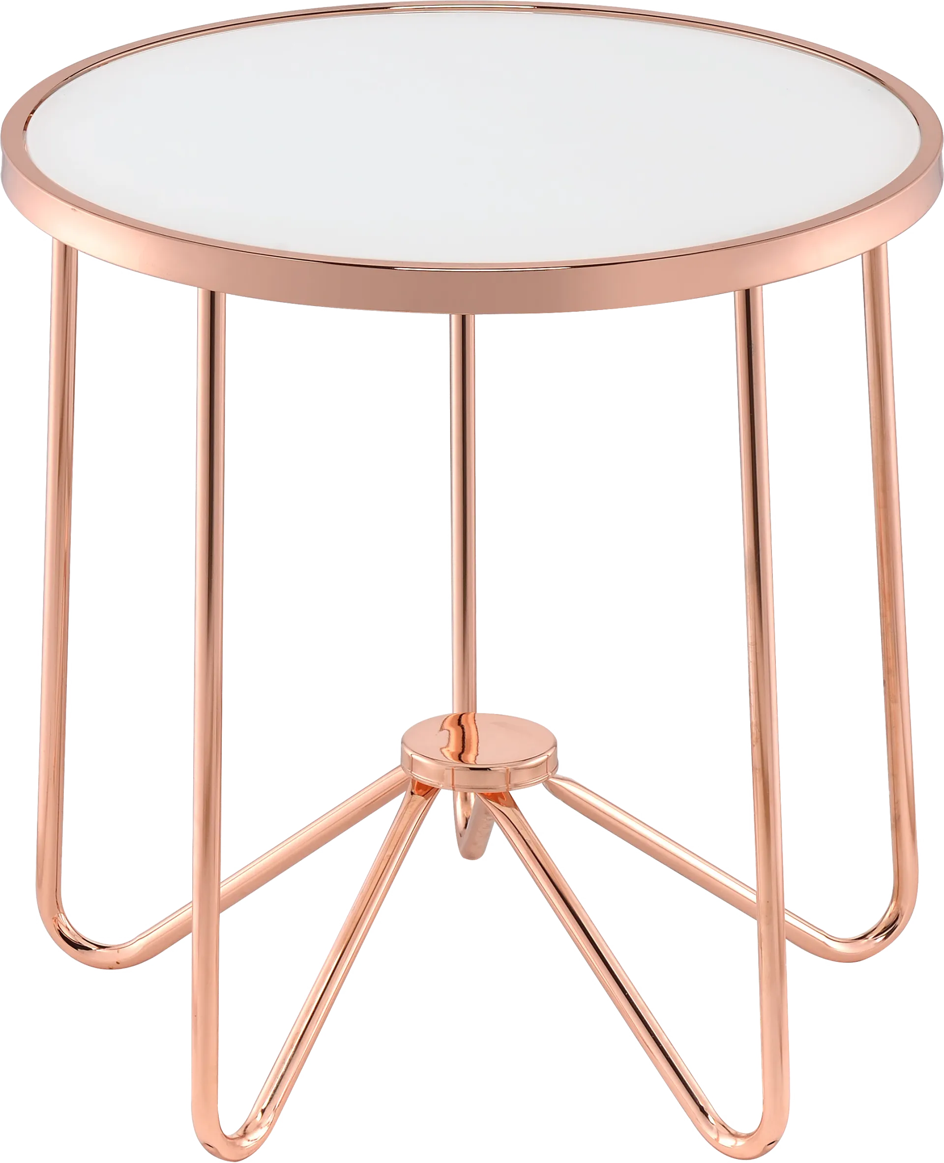 Alivia White End Table - Image 1