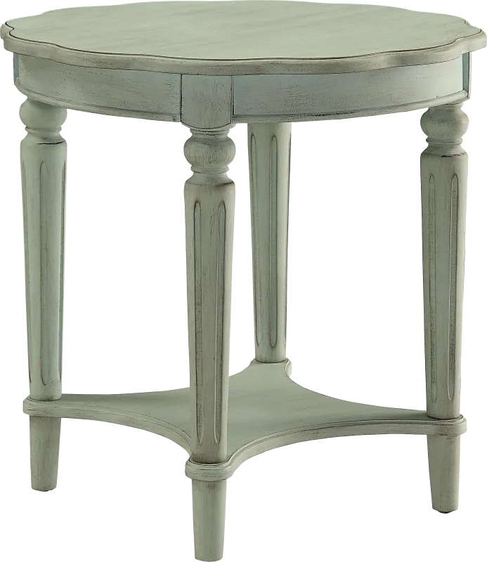 Fordon Green Accent Table