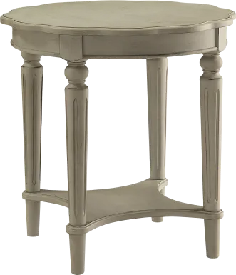 Fordon Light Gray Accent Table