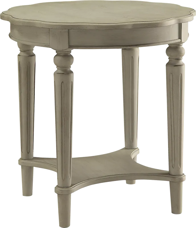 Fordon Light Gray Accent Table