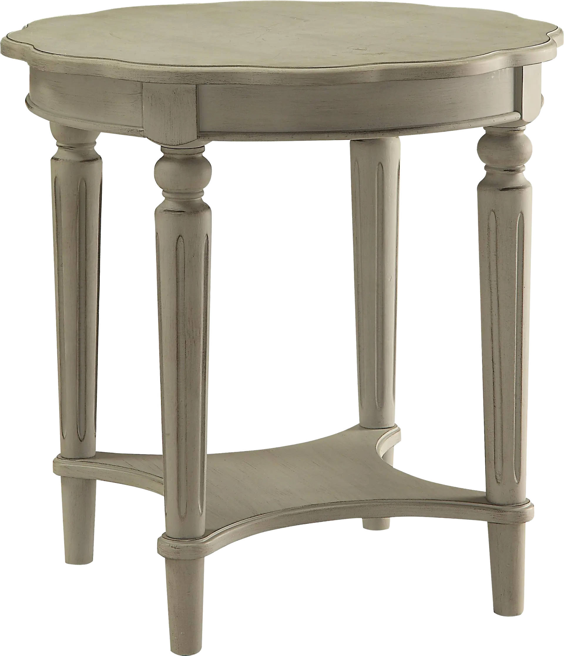 Fordon Light Gray Accent Table