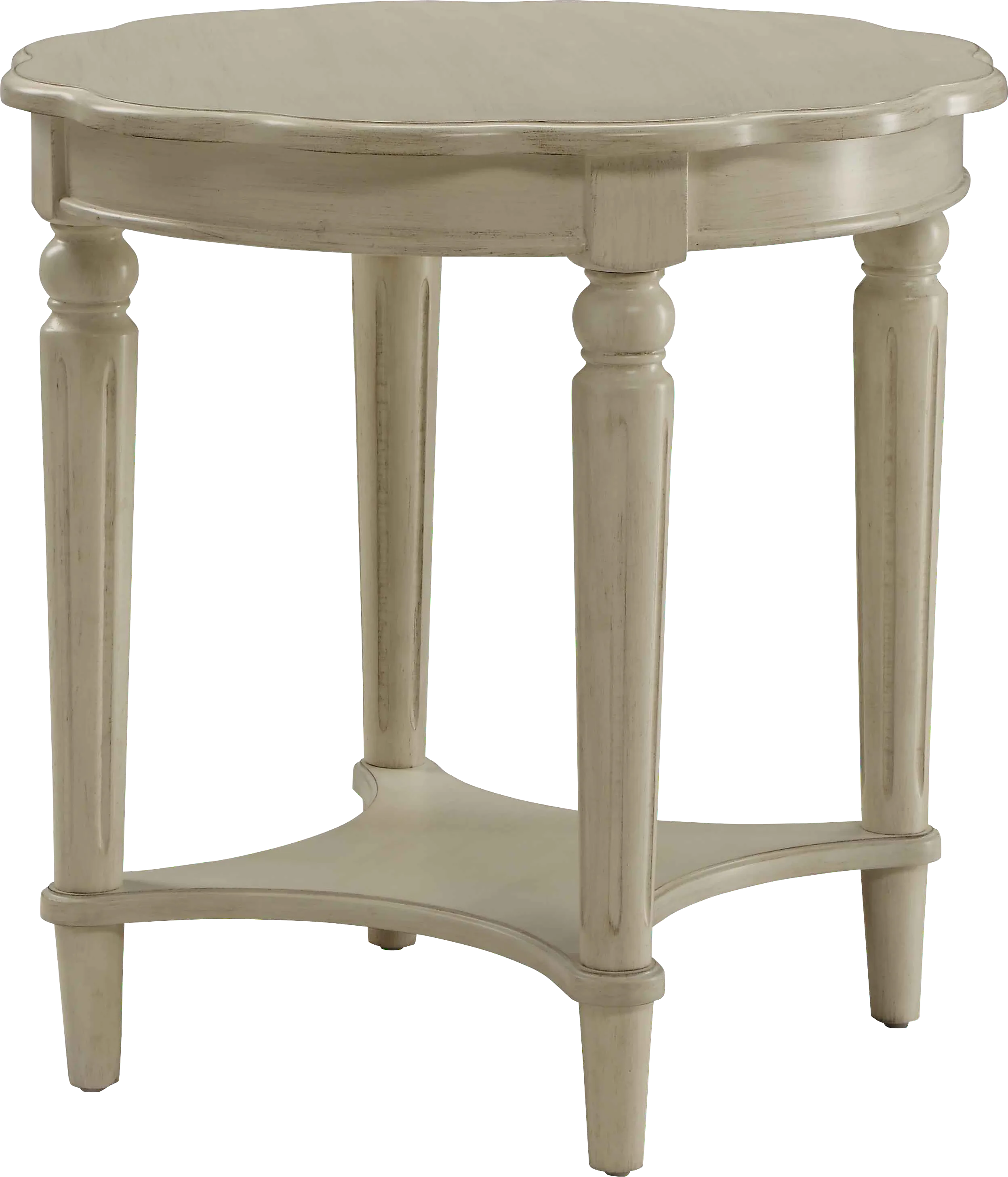 Fordon White Accent Table - Thumbnail - Image 1