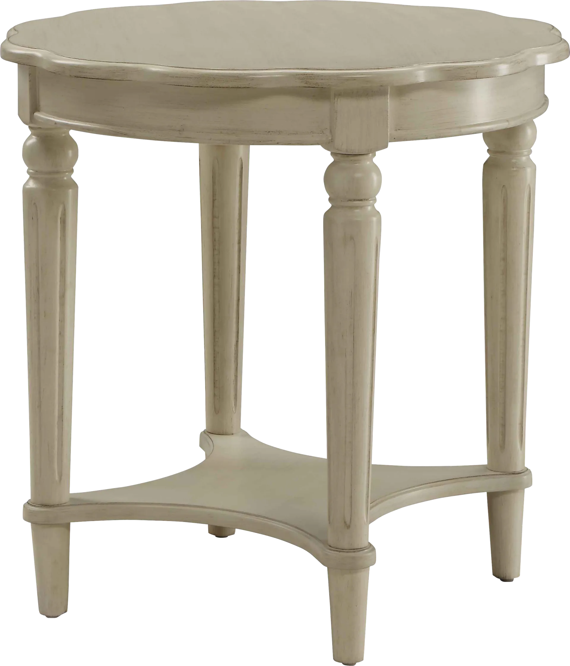 Fordon White Accent Table - Image 1