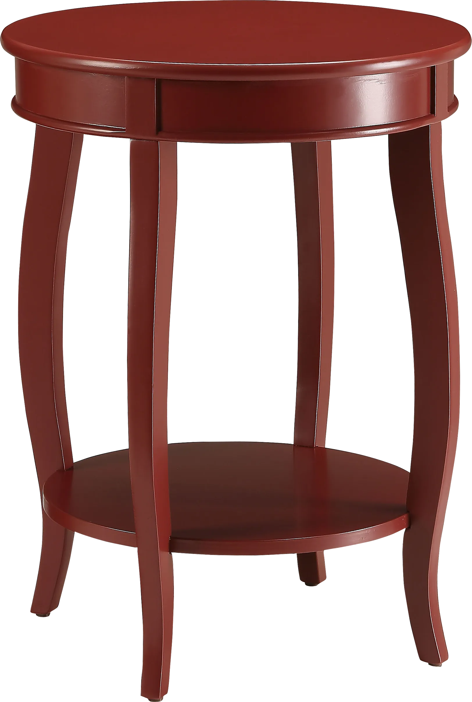 Chloris Red Accent Table - Thumbnail - Image 1