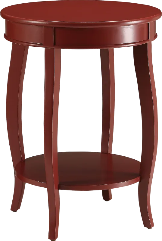 Chloris Red Accent Table