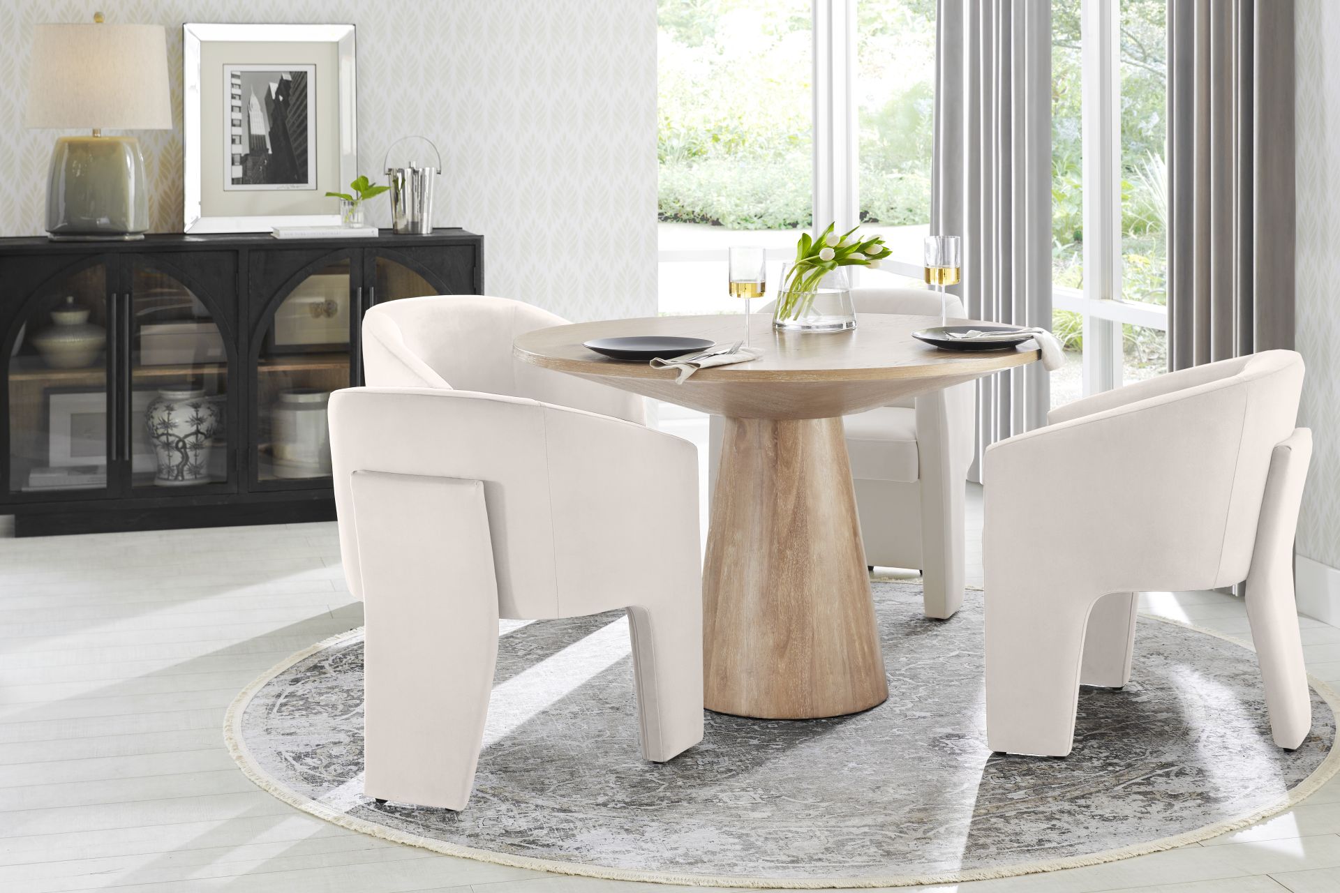 Kendall Natural 48" Round Dining Table - Image 2