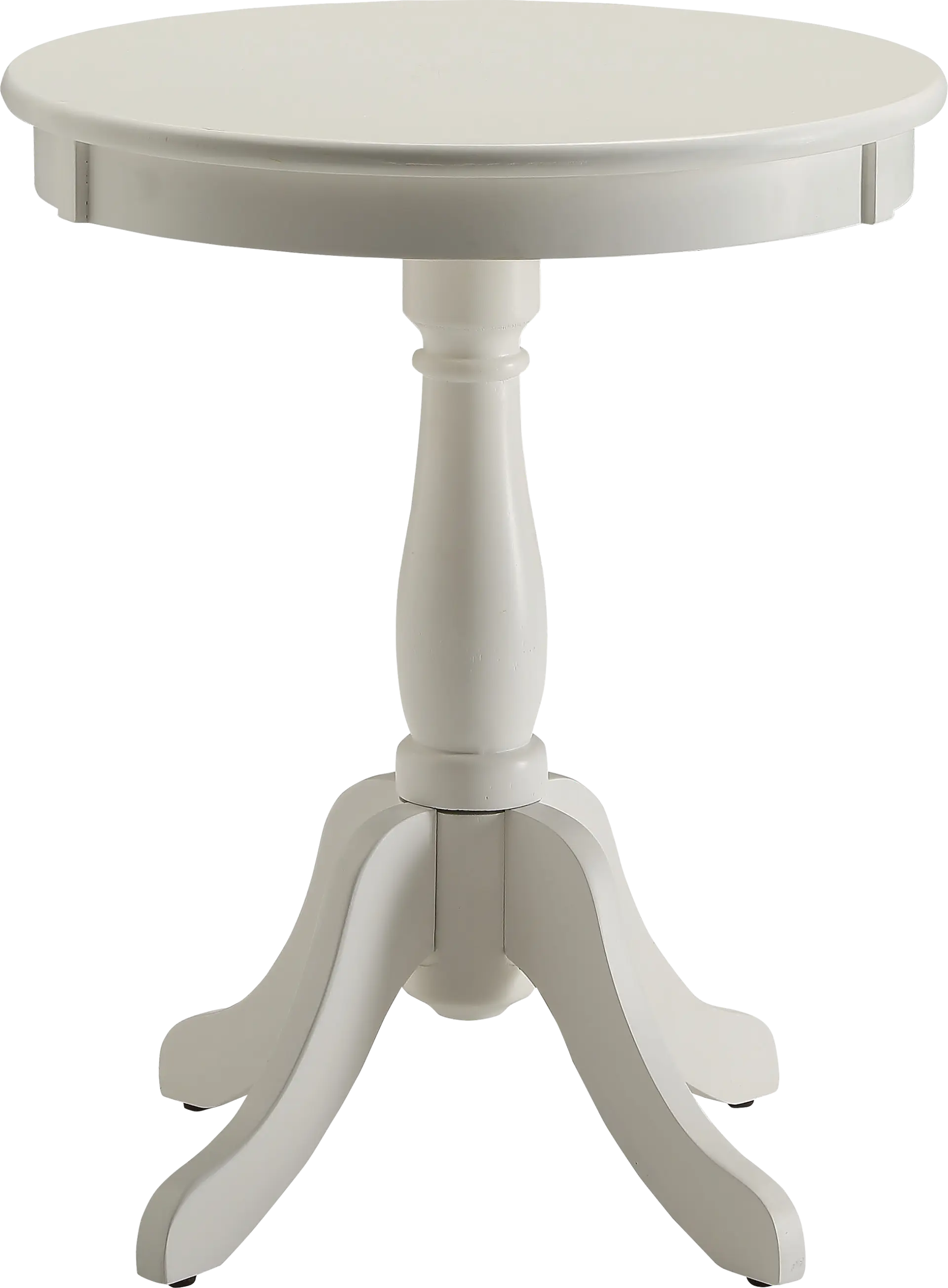 Alger White Accent Table