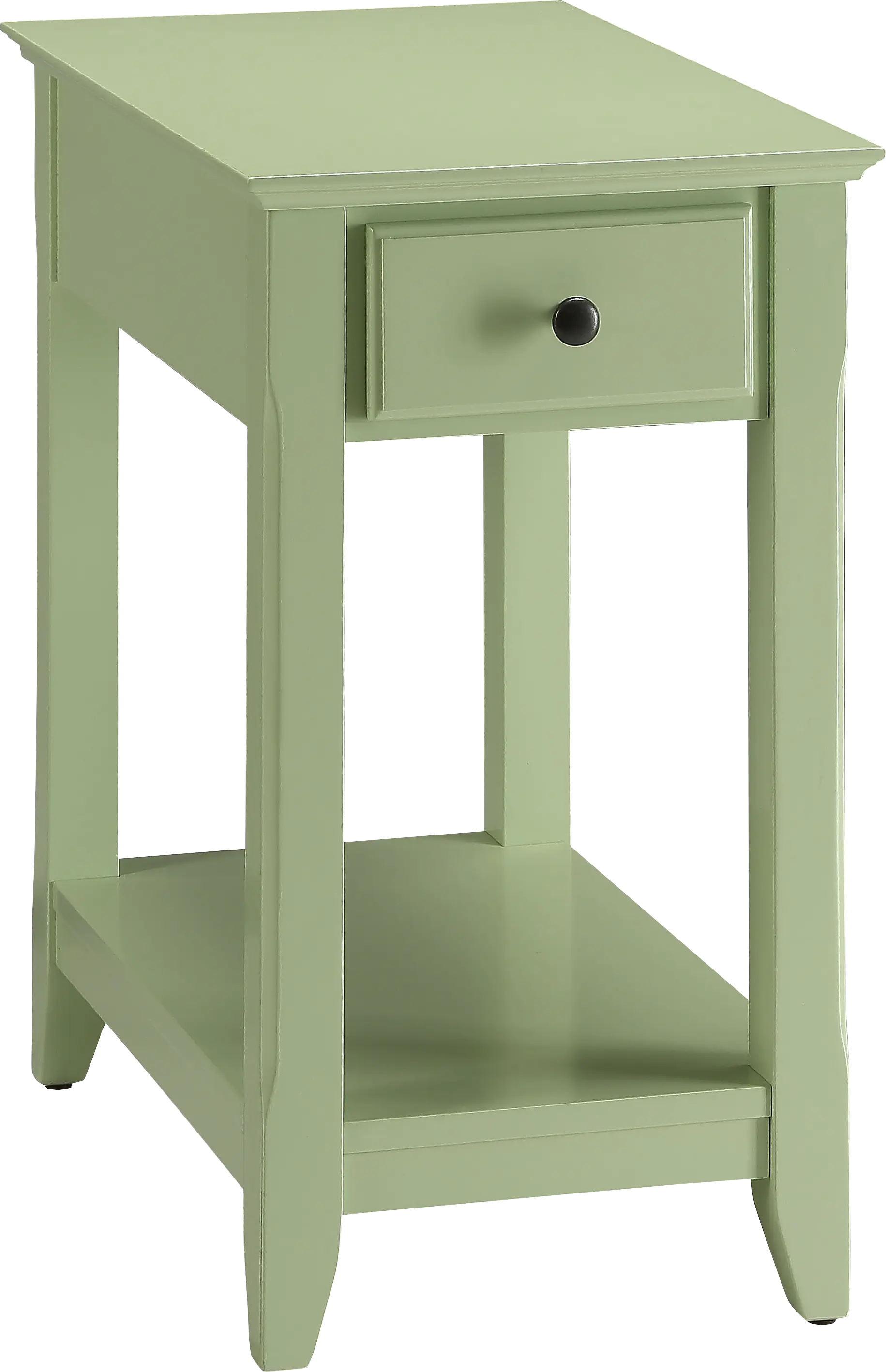 Bertie Green Chairside Table
