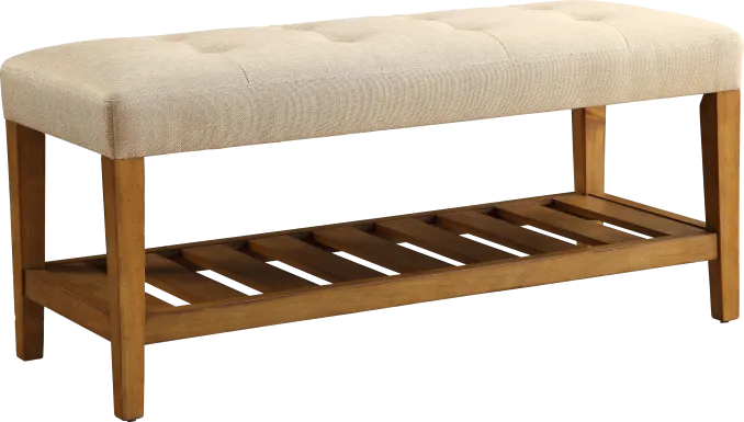 Cacia Beige Bench