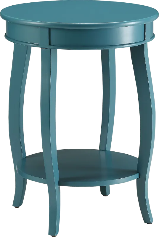 Chloris Blue Accent Table
