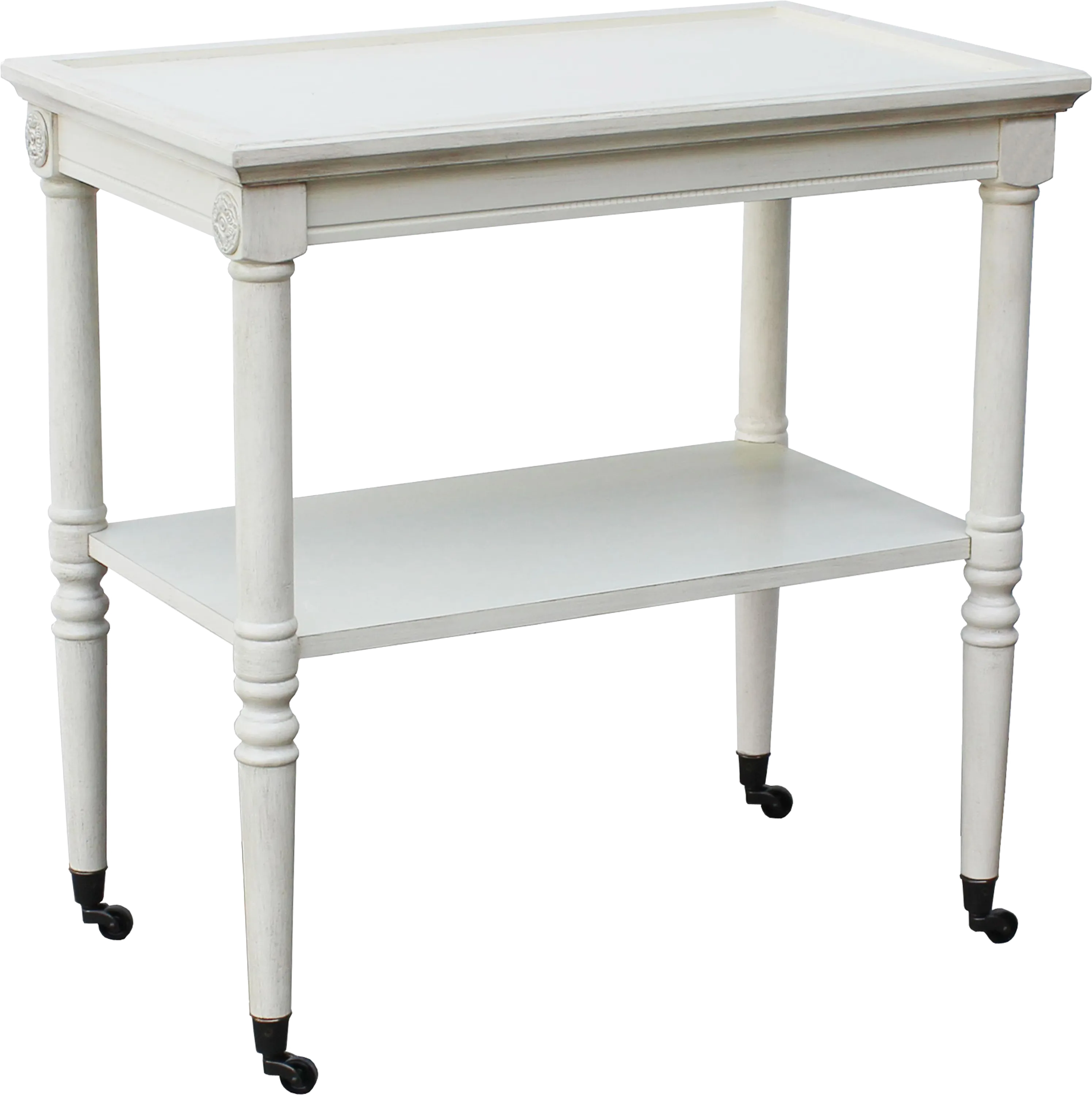 Mendel White Accent Table - Thumbnail - Image 1