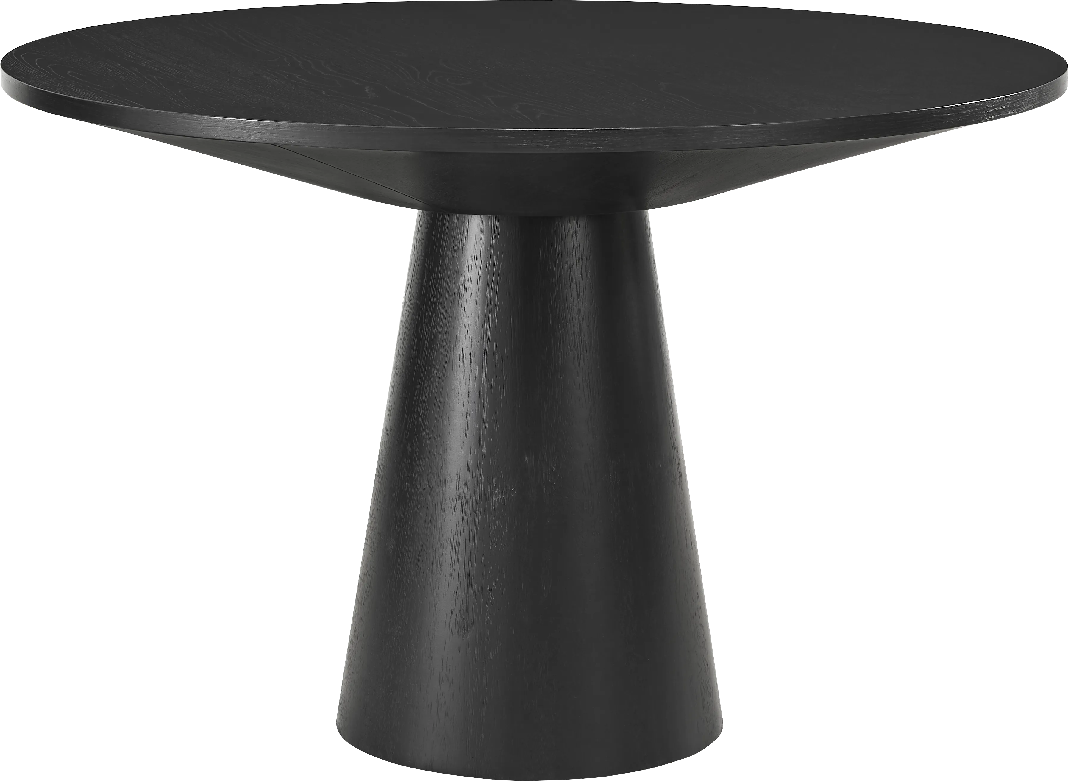 Kendall Black 5 Pc 48" Round Dining Room with Blue Arm Chairs - Thumbnail - Image 2