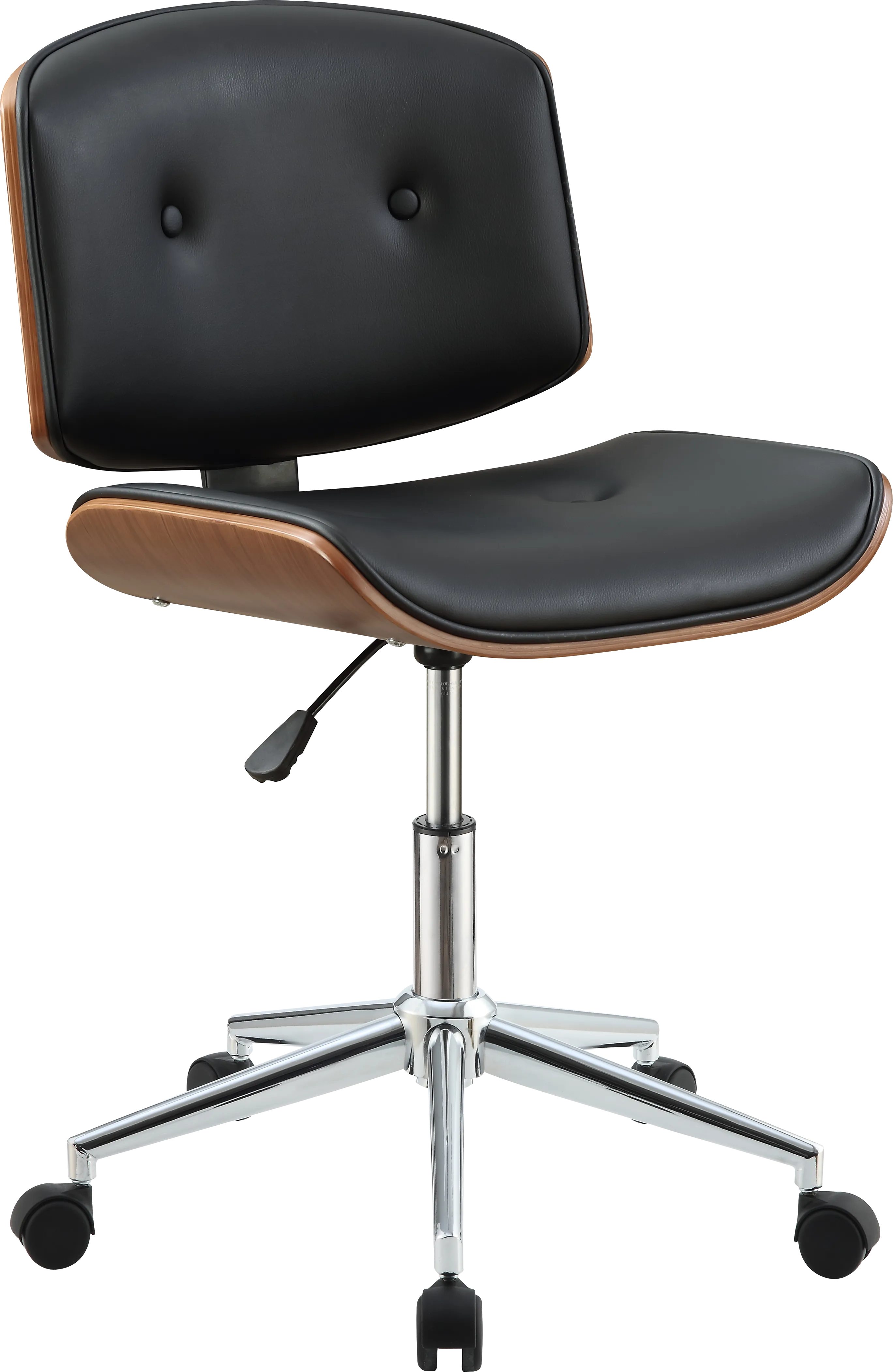 Wilbur Black Desk Chair - Thumbnail - Image 1