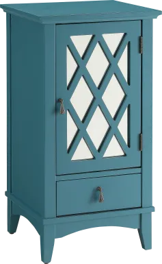 Darla Blue Accent Cabinet