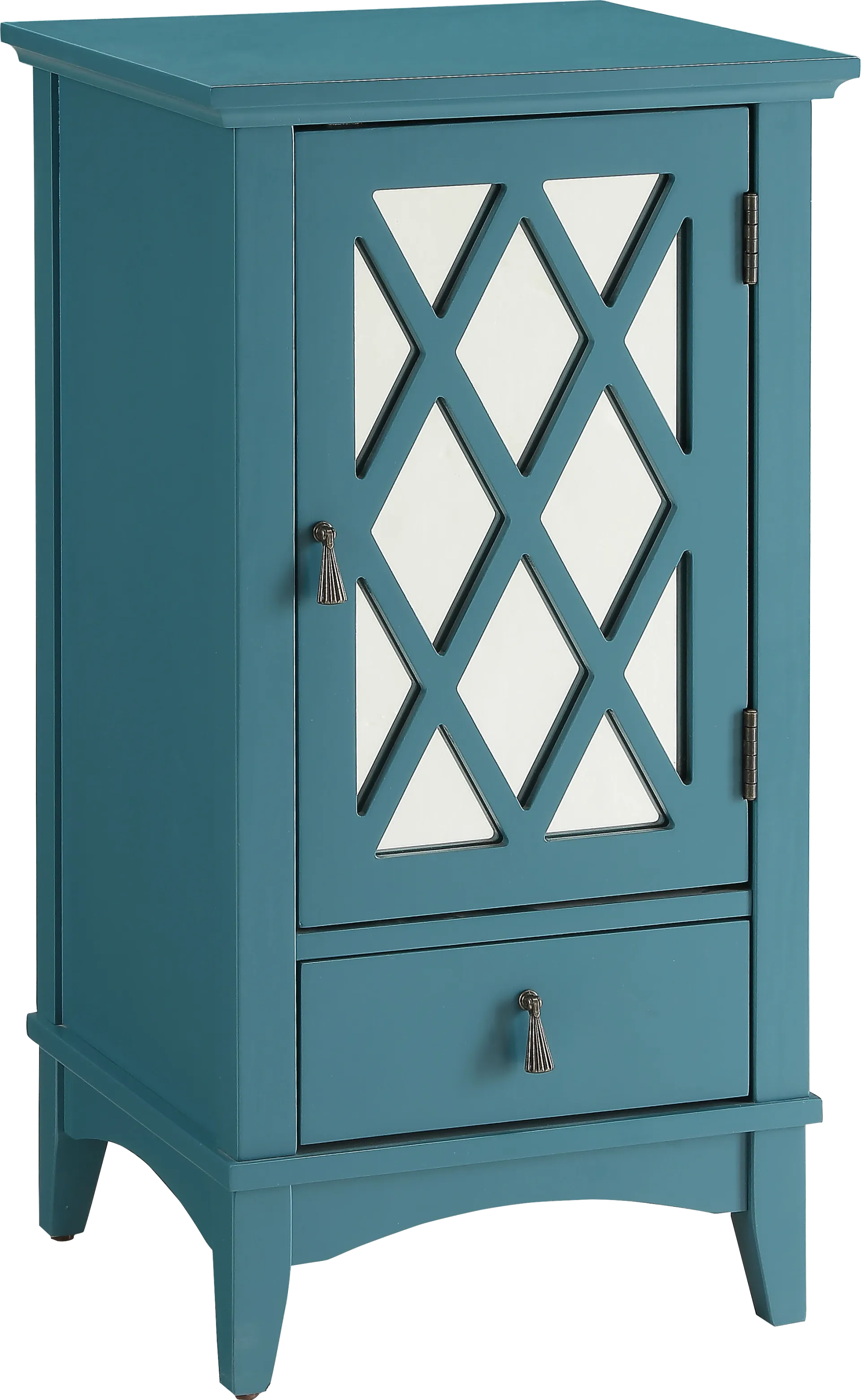 Darla Blue Accent Cabinet - Image 1