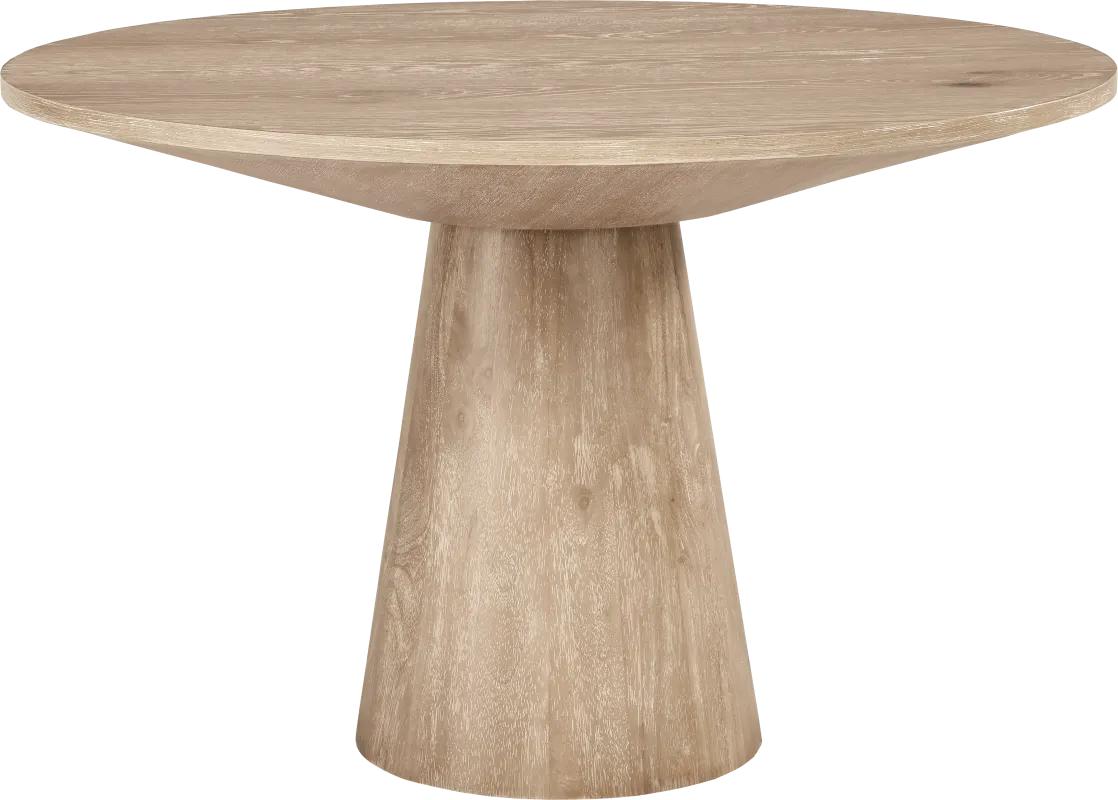 Kendall Natural 48" Round Dining Table