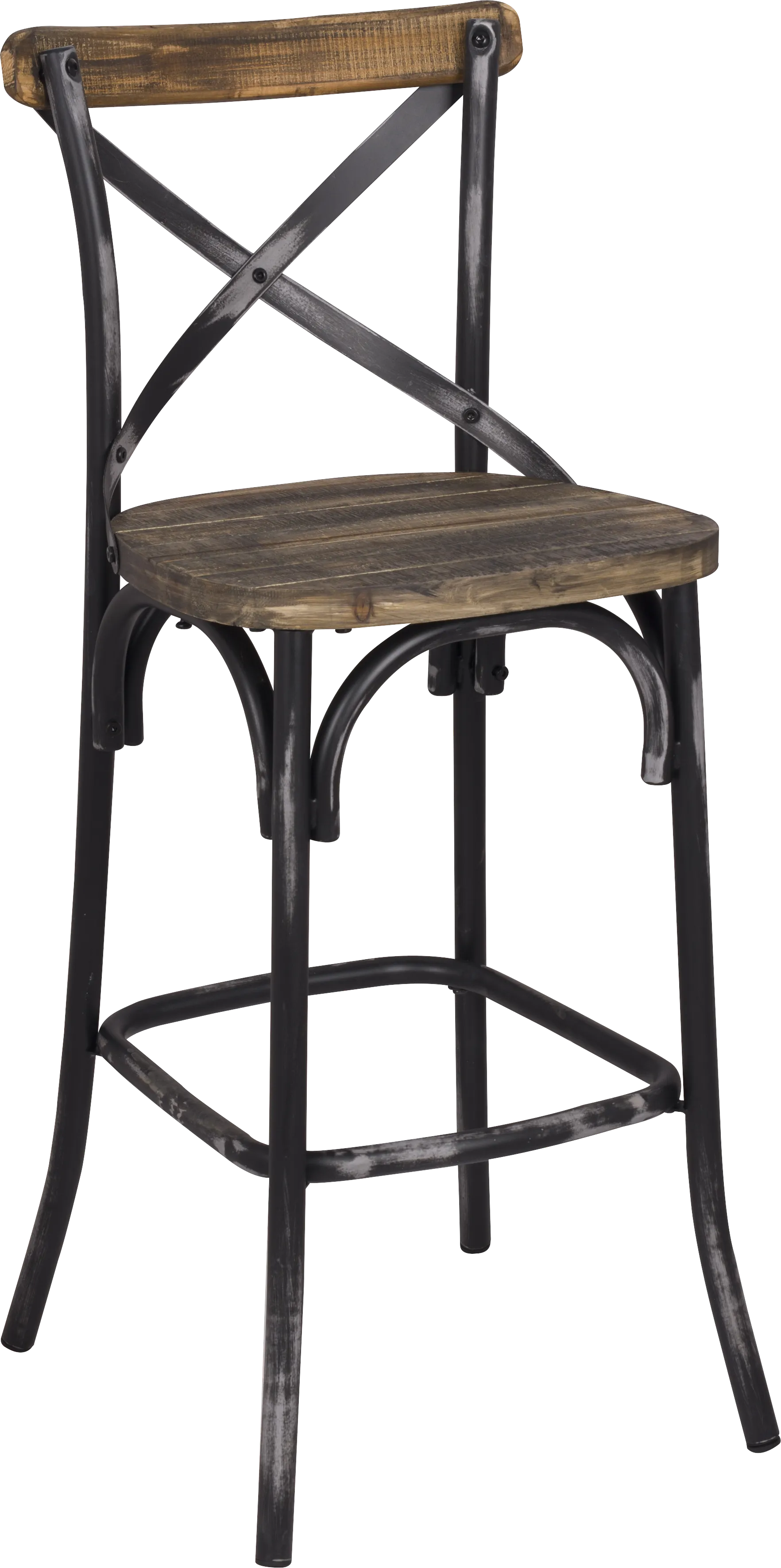 Keller Trace Brown Barstool - Thumbnail - Image 1