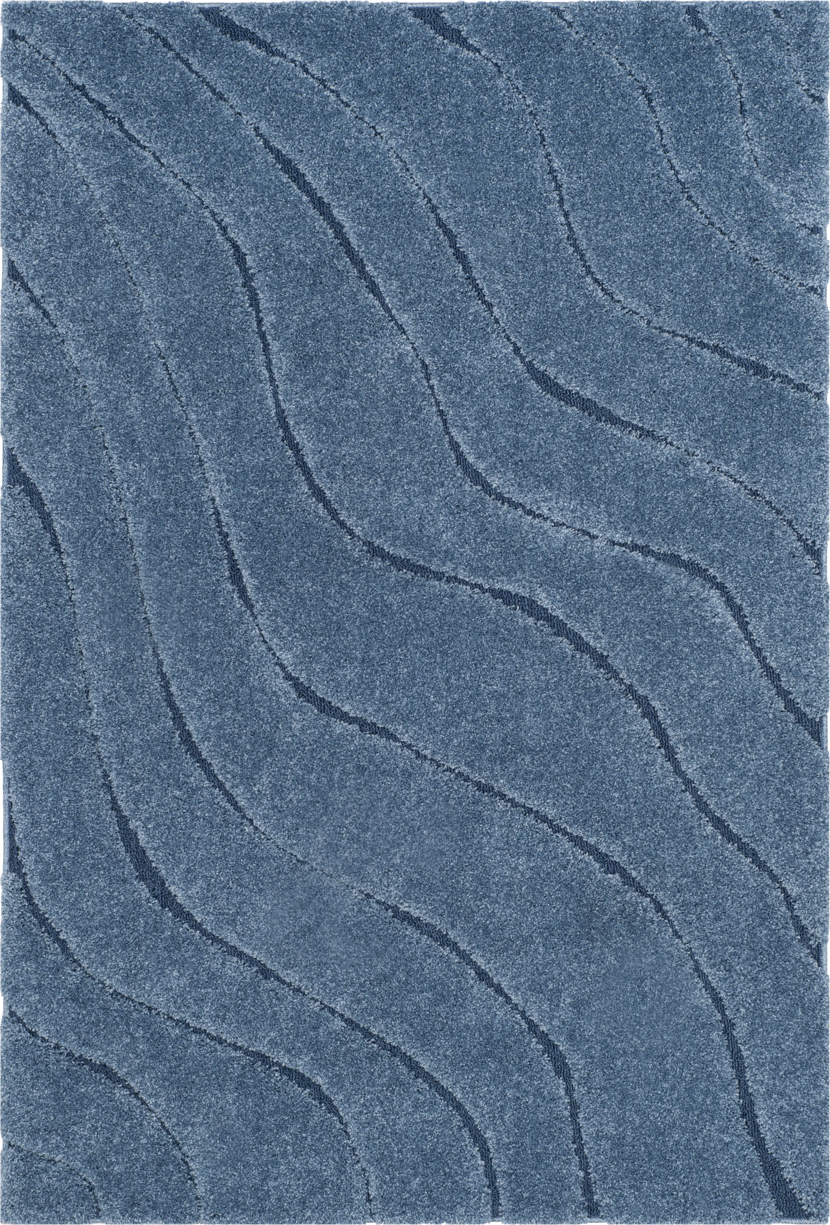 Ocean Gray Blue 6' x 9' Rug - Thumbnail - Image 1