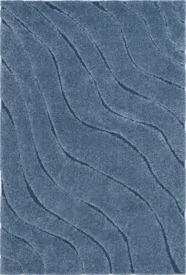 Ocean Gray Blue 5'3 x 7'6 Rug