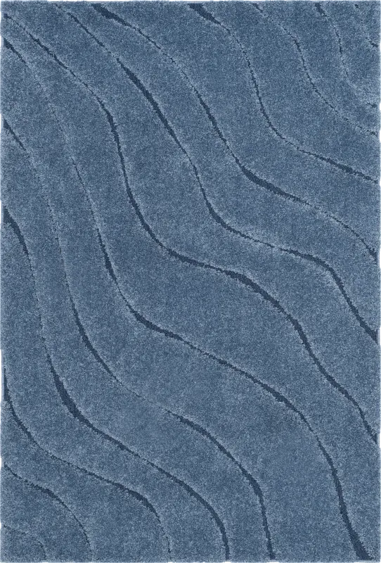 Ocean Gray Blue 8' x 10' Rug
