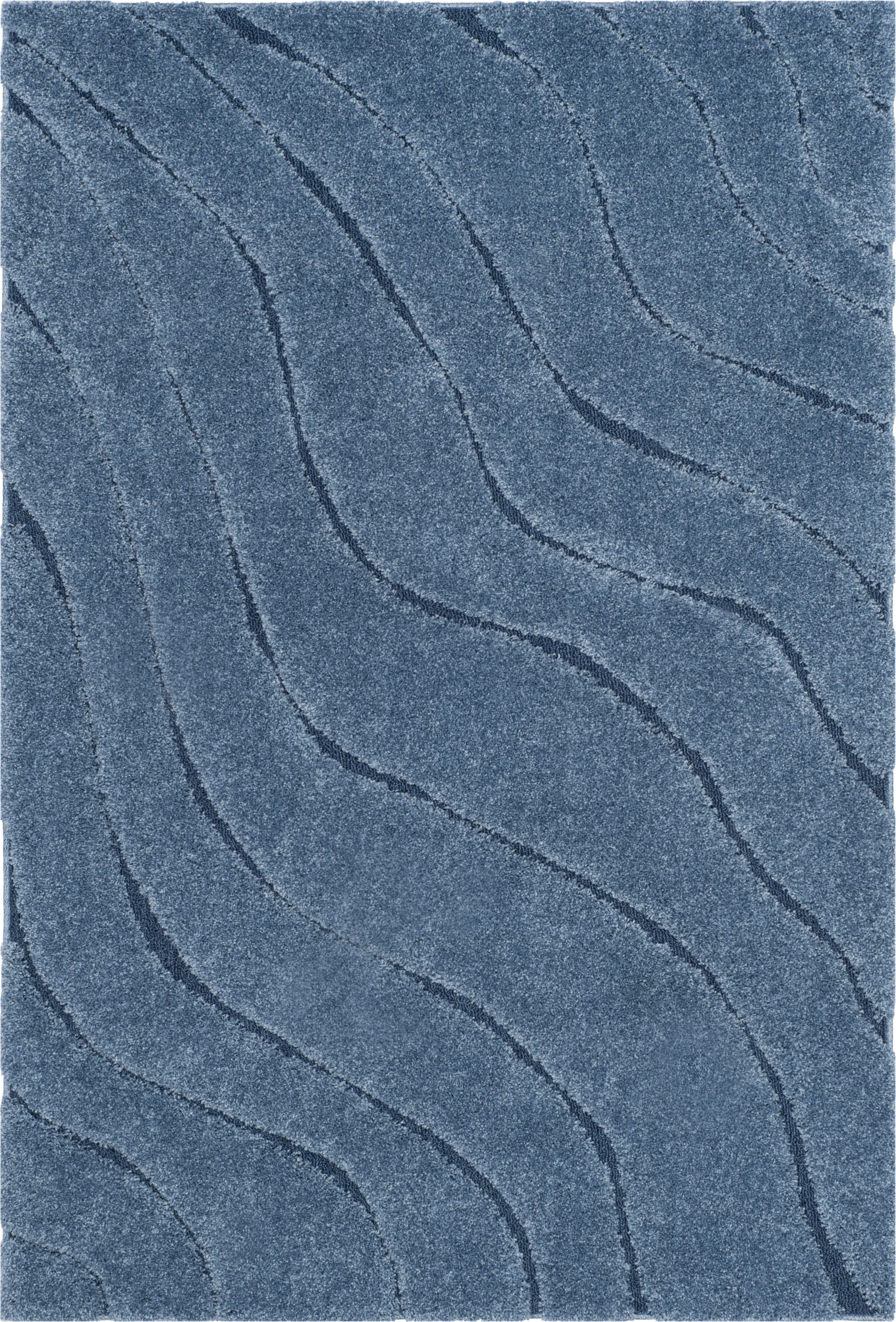 Ocean Gray Blue 6' x 9' Rug - Image 1
