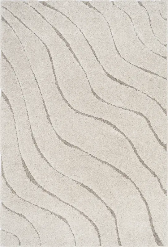 Ocean Gray Beige 6' x 9' Rug
