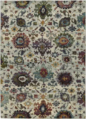 Misty Meadow Gray 5'3 x 7'6 Rug